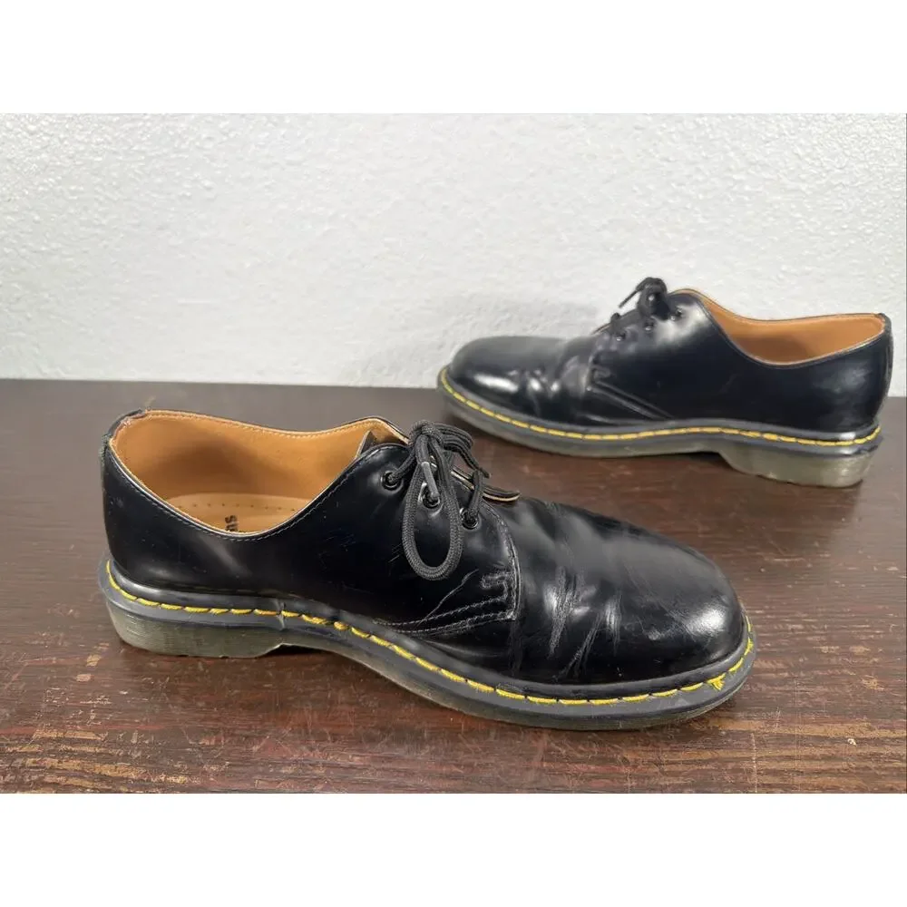 Doc Dr. Martens 11838 Black Leather Shoes Boots US Men's 10 UK 9 EU 43